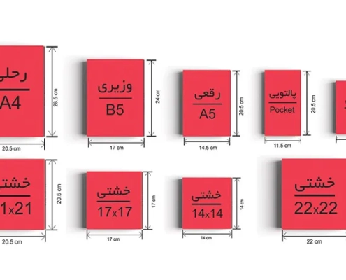 قطع استاندارد کتاب و مجله