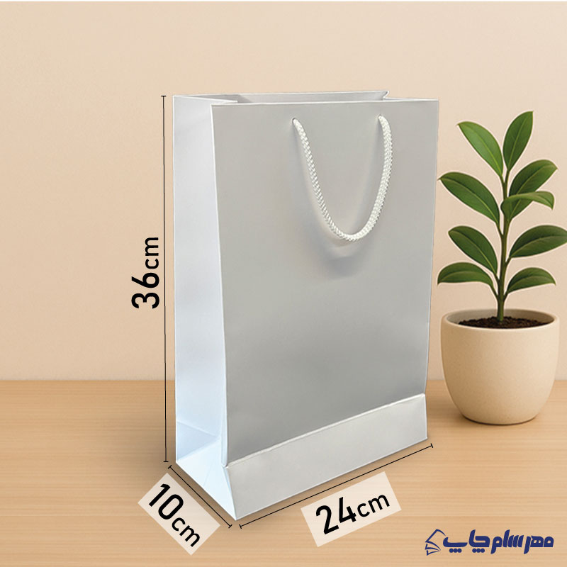 ساک دستی آماده سفید