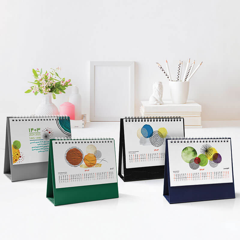 انواع تقویم رومیزی