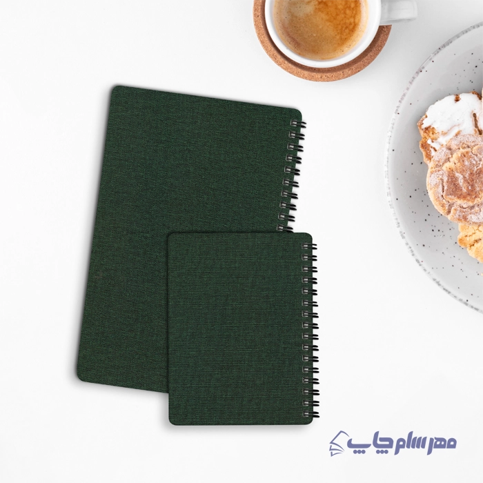 دفترچه یادداشت سبز دفترچه یادداشت