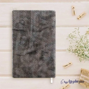 عکس سررسید ۱۴۰۴ سایز اروپایی رنگ مسی جلد چرم طرح پوست ماری