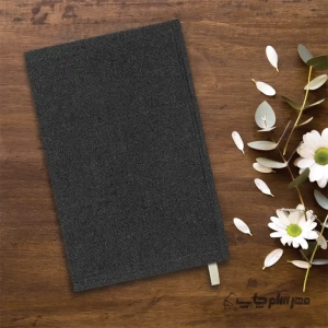 عکس سررسید ۱۴۰۴ سایز اروپایی ارزان رنگ مشکی جلد سخت طرح راک