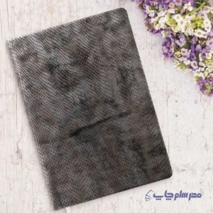 تصویر سررسید ۱۴۰۴ سایز وزیری رنگ مسی جلد چرم طرح پوست ماری