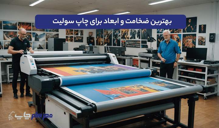 بهترین ضخامت و ابعاد برای چاپ سولیت